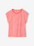 Lot de 3 tee-shirts fille fantaisie manches courtes bleu grisé+bleu pâle+rose poudré 11 - vertbaudet enfant 
