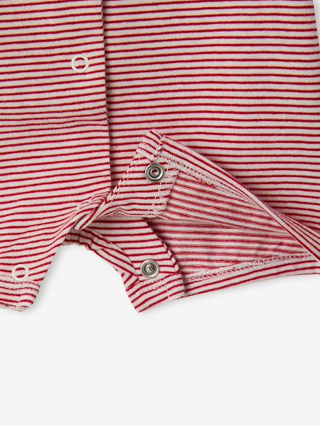 Lot 2 combishorts coton bio rouge 5 - vertbaudet enfant 