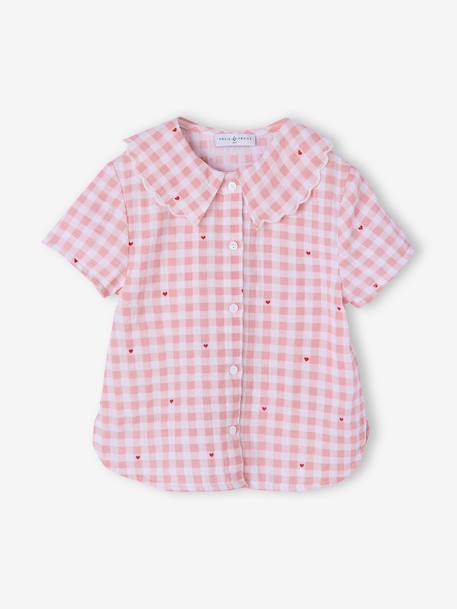 Pyjama 2 pièces fille Capsule mère-fille rose poudré 6 - vertbaudet enfant 