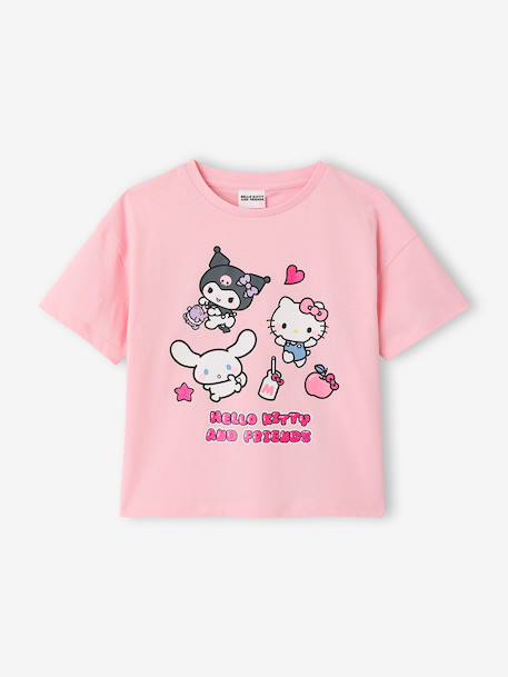 T-shirt manches courtes Hello Kitty rose pâle 3 - vertbaudet enfant 