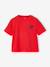 Tee-shirt fille motif poitrine manches courtes abricot+rose bonbon+rouge 11 - vertbaudet enfant 