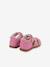 Sandales fille Berlingot bleu jean+rose 6 - vertbaudet enfant 