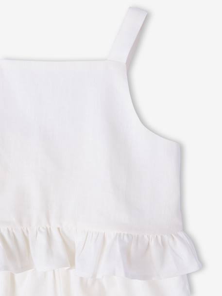 Ensemble pantalon haut bretelles blanc 8 - vertbaudet enfant 