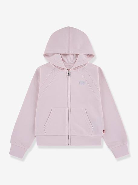 Fille-Pull, gilet, sweat-Sweat capuche zippé LEVI'S KID'S