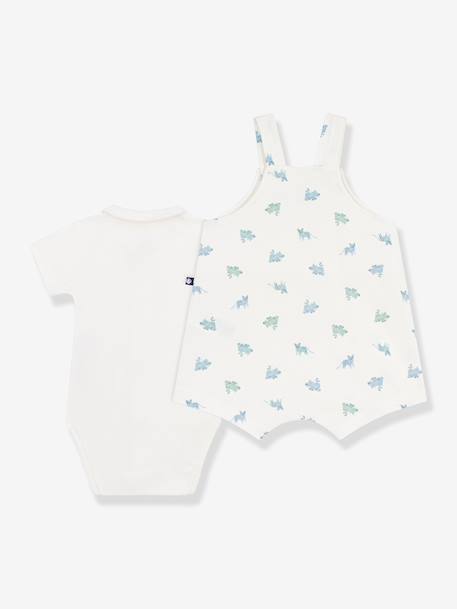 Ensemble salopette + body bébé Imprimé/blanc 3 - vertbaudet enfant 