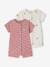 Lot 2 combishorts coton bio rouge 1 - vertbaudet enfant 