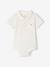 Lot de 2 bodies bébé naissance ouverture polo bleu ciel+écru 9 - vertbaudet enfant 
