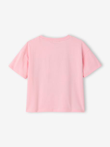 T-shirt manches courtes Hello Kitty rose pâle 4 - vertbaudet enfant 