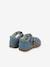 Sandales fille Berlingot bleu jean+rose 2 - vertbaudet enfant 
