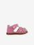 Sandales fille Berlingot bleu jean+rose 7 - vertbaudet enfant 