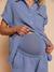 Pyjama short femme grossesse allaitement bleu chambray 5 - vertbaudet enfant 
