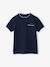 Polo garçon col Mao bleu ciel+écru+marine 17 - vertbaudet enfant 