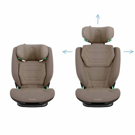 Siège auto enfant isofix rodifix pro² i-size Authentic black+Authentic blue+Authentic graphite+Authentic green+Authentic truffle 26 - vertbaudet enfant 