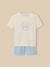 Pyja-short garçon - coton biologique Bleu 1 - vertbaudet enfant 