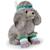 Peluche bébé hyacinthe le caniche - 32 cm Gris, violet, vert 3 - vertbaudet enfant 