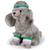 Peluche bébé hyacinthe le caniche - 32 cm Gris, violet, vert 2 - vertbaudet enfant 