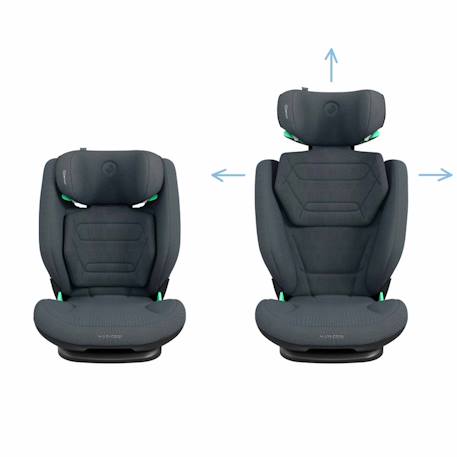 Siège auto enfant isofix rodifix pro² i-size Authentic black+Authentic blue+Authentic graphite+Authentic green+Authentic truffle 14 - vertbaudet enfant 