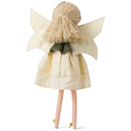 Poupée en tissu fée dolores - 35 cm Crème, vert olive, rose poudré, doré 3 - vertbaudet enfant 
