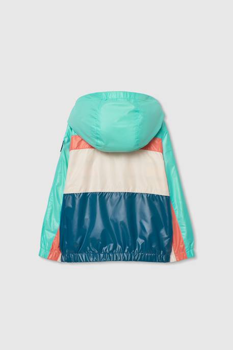 Parka réversible enfant tissu technique block Vert 2 - vertbaudet enfant 