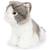 Peluche amélie le chat scottish fold - 17 cm - boite cadeau Gris, blanc 2 - vertbaudet enfant 