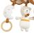 Spirale d'activités en bouclette coton bio - petit soleil Beige/bleu+Beige/jaune+Beige/rose 5 - vertbaudet enfant 
