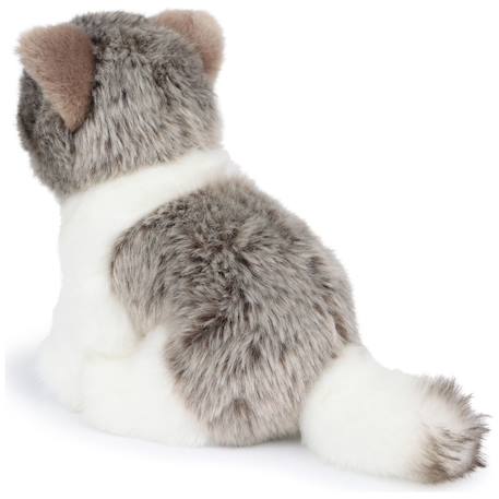 Peluche amélie le chat scottish fold - 17 cm - boite cadeau Gris, blanc 3 - vertbaudet enfant 