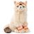 Peluche bébé dolly le chat ragdoll - 32 cm Ecru, orange, rose 1 - vertbaudet enfant 