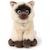 Peluche bébé eddie le chat siamois - 17cm Beige, brun et crème 1 - vertbaudet enfant 