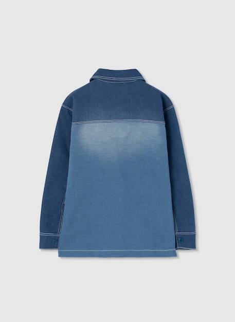 Surchemise enfant en denim Bleu 2 - vertbaudet enfant 