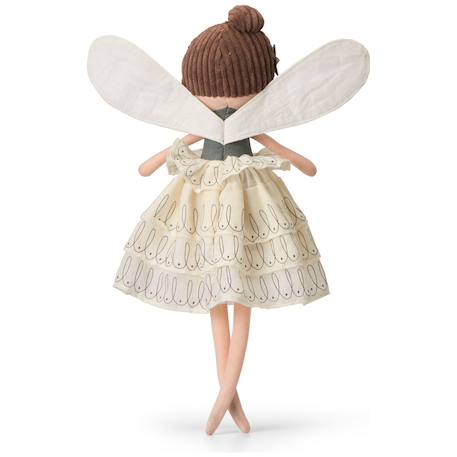 Poupée en tissu bébé fairy mathilda la fée – 35 cm Crème, doré et vert grisé 2 - vertbaudet enfant 