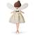 Poupée en tissu bébé fairy mathilda la fée – 35 cm Crème, doré et vert grisé 2 - vertbaudet enfant 
