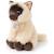 Peluche bébé eddie le chat siamois - 17cm Beige, brun et crème 2 - vertbaudet enfant 