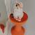 Peluche bébé dolly le chat ragdoll - 32 cm Ecru, orange, rose 5 - vertbaudet enfant 