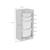Meuble de rangement enfant 4 bacs de rangement Blanc+Naturel 10 - vertbaudet enfant 