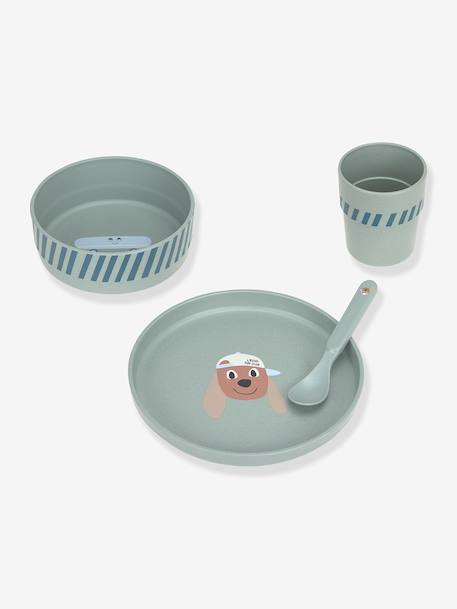 Coffret repas 4 pièces LÄSSIG bleu glacier+bleu jean+blush+Garden Explorer+Happy Rascals Cœur+Happy Rascals Smile+Little Forest, lapin+Little Forest, renard+Little Mateys orange épicée+Little Water baleine+rose poudré 8 - vertbaudet enfant 
