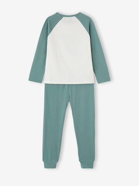 Lot de 2 pyjamas garçon en coton vert émeraude 10 - vertbaudet enfant 