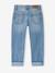 Jean garçon droit à revers denim brut+stone 11 - vertbaudet enfant 