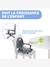 Rehausseur de chaise Pocket Snack anthracite+Sage 3 - vertbaudet enfant 