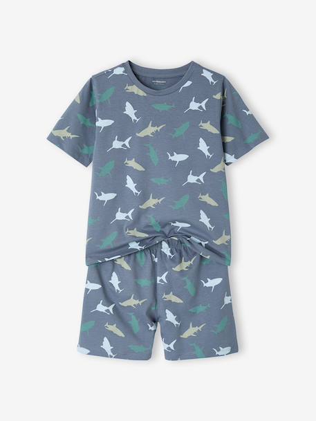 Lot de 2 pyjamas garçon en coton vert émeraude 2 - vertbaudet enfant 