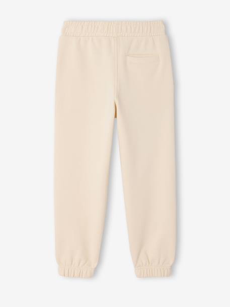 Jogging molleton taille ajustable écru+marine 2 - vertbaudet enfant 