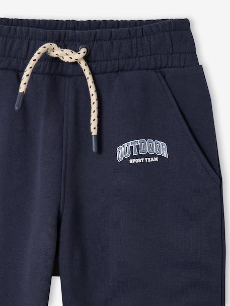 Jogging molleton taille ajustable écru+marine 8 - vertbaudet enfant 