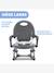 Rehausseur de chaise Pocket Snack anthracite+Sage 4 - vertbaudet enfant 