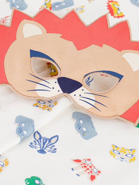Ensemble Pyjacourt enfant avec masque Petit Bateau blanc 3 - vertbaudet enfant 