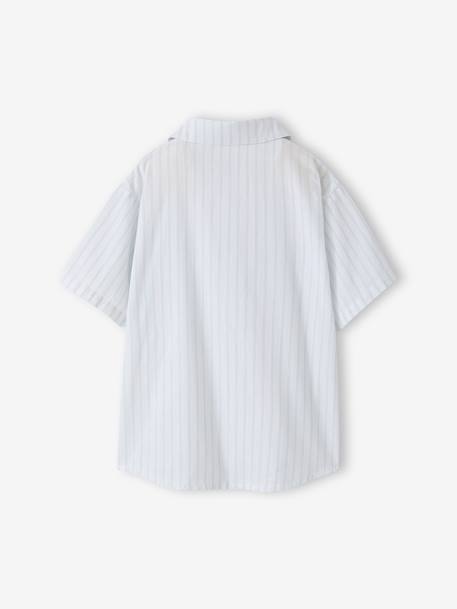 Chemise manches courtes rayé rayé bleu 4 - vertbaudet enfant 