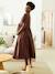 Robe longue mi mollet grossesse chocolat 2 - vertbaudet enfant 