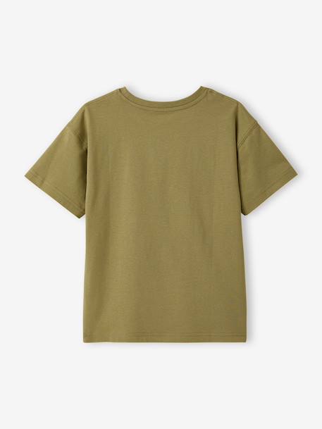 Lot de 3 t-shirts Basics garçon unis olive 5 - vertbaudet enfant 