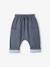 Pantalon bébé gaze de coton bleu 1 - vertbaudet enfant 