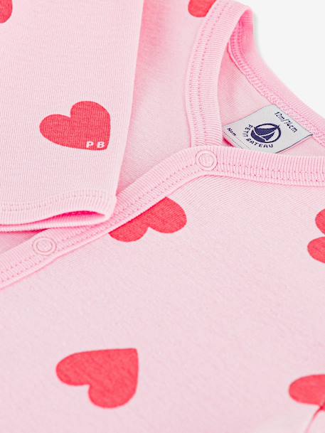 Pyjama bébé imprimé cœurs rose 3 - vertbaudet enfant 