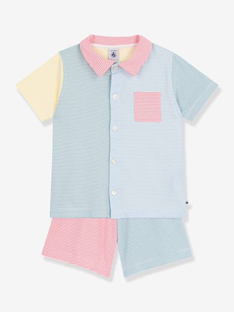 Ensemble Pyjama short Petit Bateau blanc 2 - vertbaudet enfant 