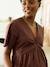 Robe longue mi mollet grossesse chocolat 3 - vertbaudet enfant 